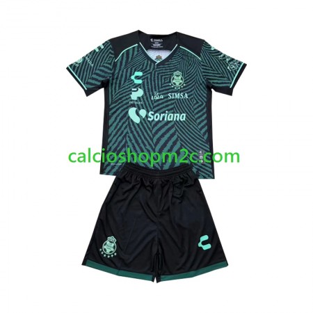 Santos Laguna Bambino Maglia Trasferta 2024/2025 Manica Corta